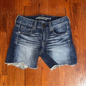 American Eagle Stretch Denim Cutoff Shorts |Size 4